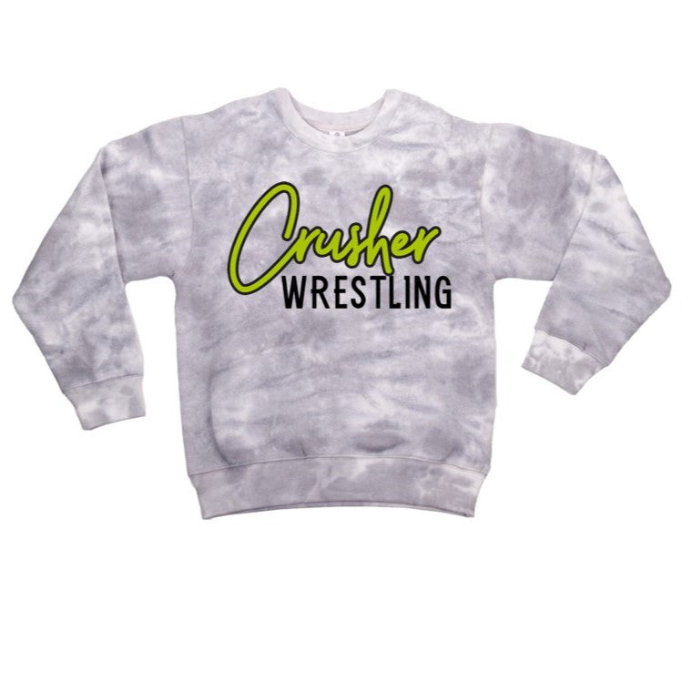 CRUSHER - Youth Tie Dye Fleece Crew*