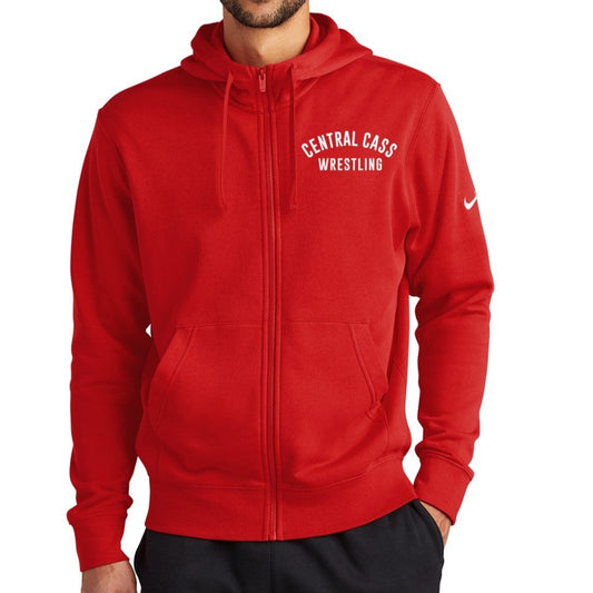 Central Cass Wrestling - Nike Full Zip Hoodie