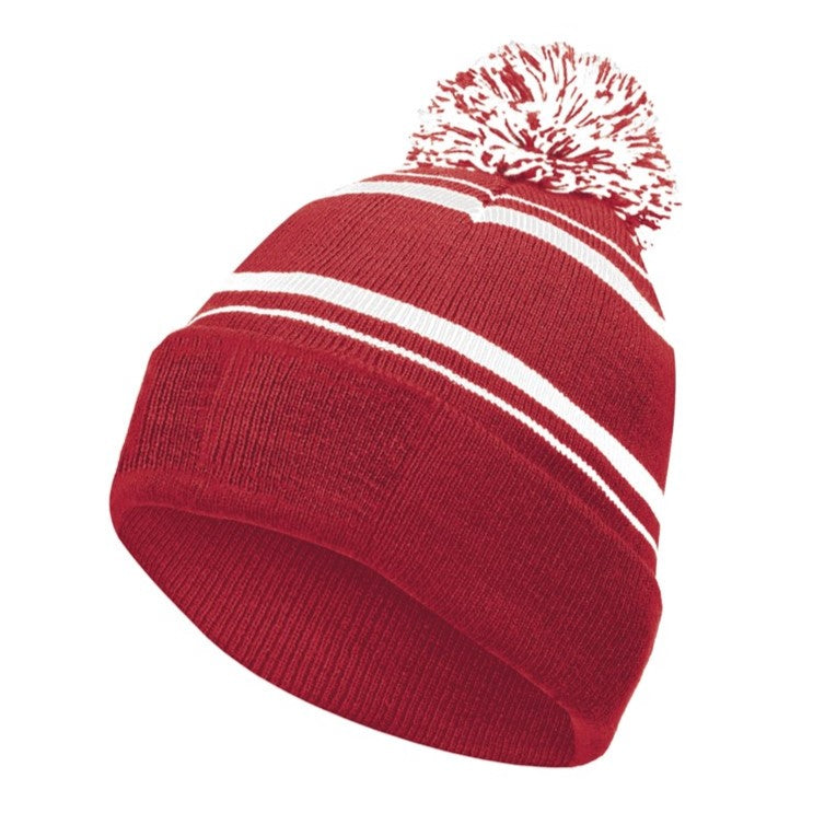 Central Cass Striped Beanie w/ Pom