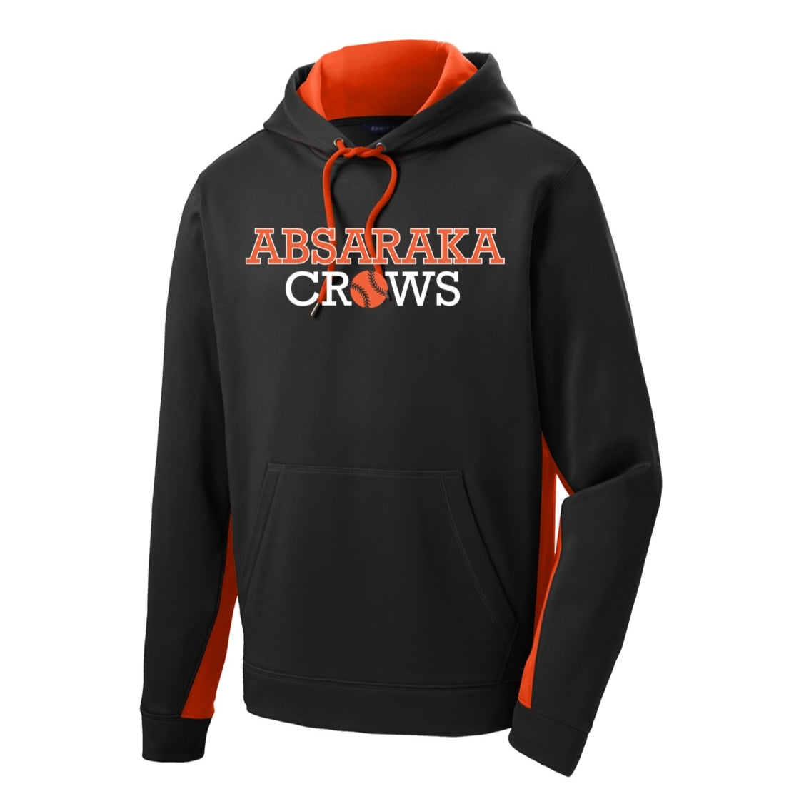 Absaraka Crows Sport Tek Drifit Hoodie