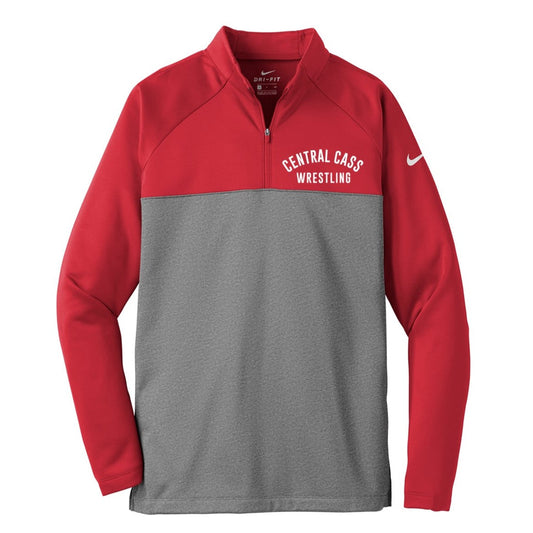 Central Cass Wrestling - Nike 1/4 Zip Fleece